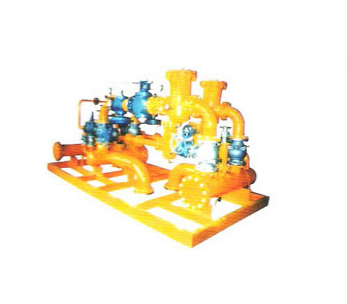 Gas skid mounted station
